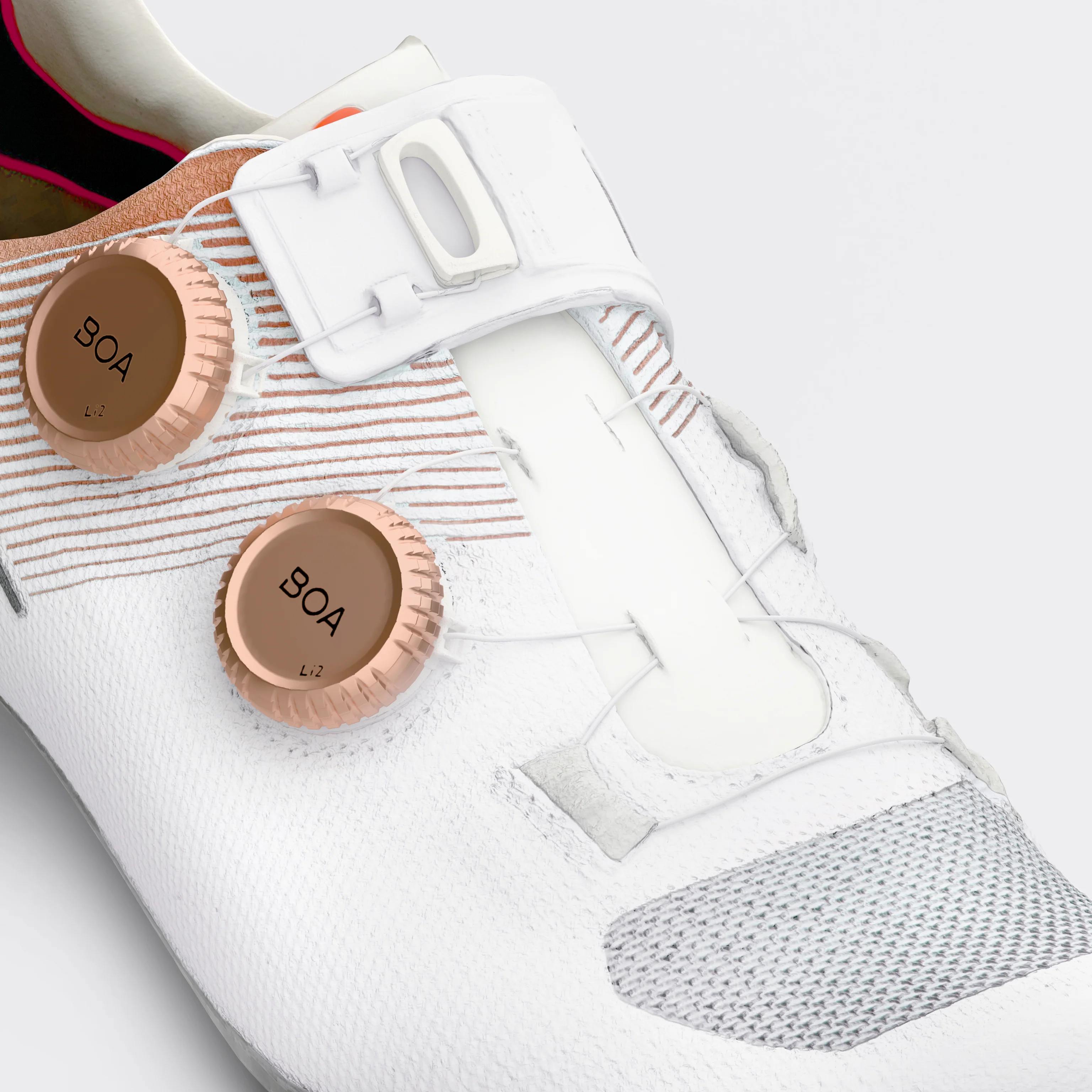 DMT KR0 EVO SUPERLIGHT SHOES WHITE/BRONZE - Image 5