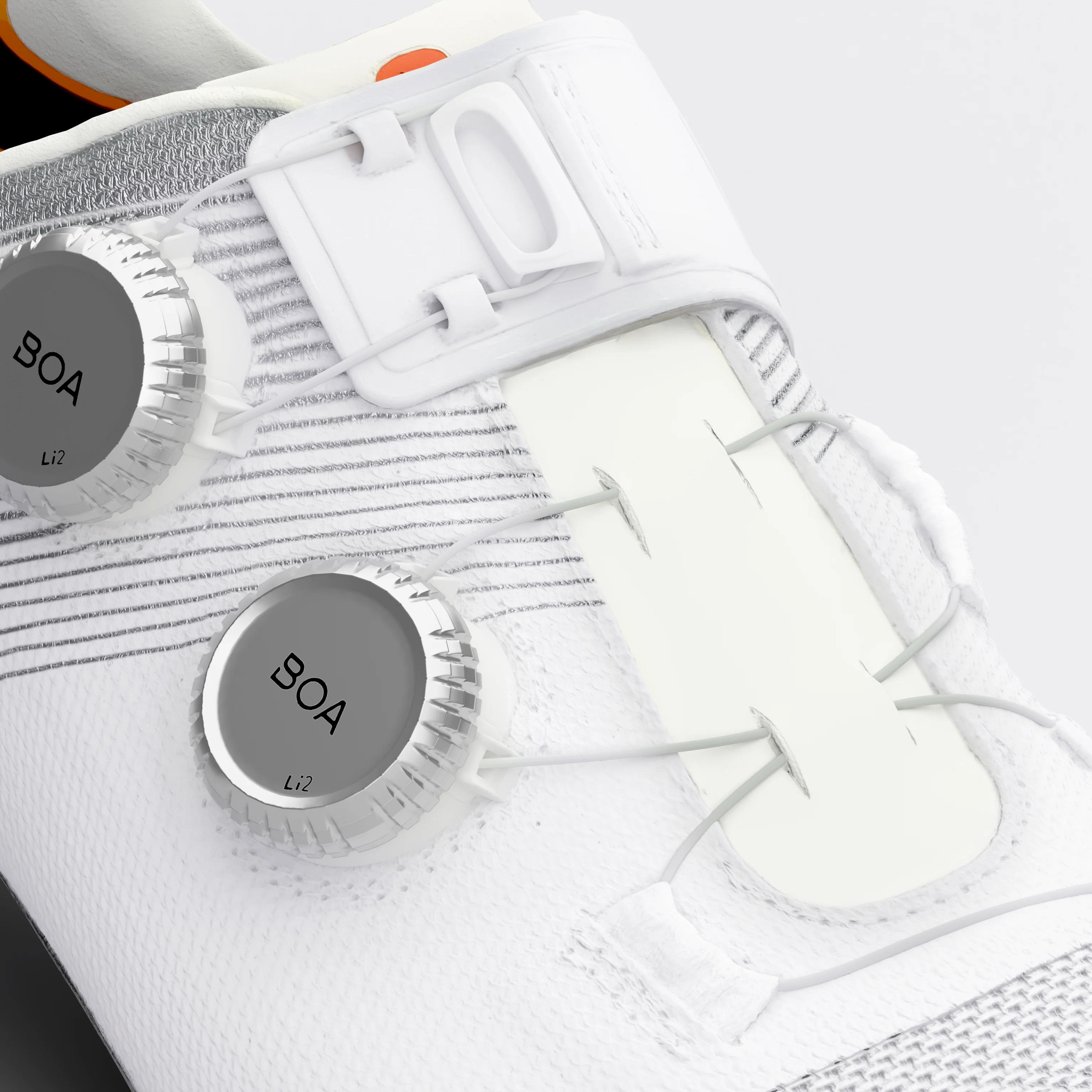 DMT KR0 EVO SUPERLIGHT SHOES WHITE/SILVER - Image 5